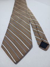 Vintage Brooks Brothers Mens 346 Silk Striped Neck Tie Wide Hand Made USA