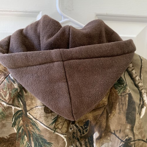 Youth Small Redhead Bass Pro Shop Real Tree Camo Hooded Zip Up LinedJacket - Picture 12 of 16