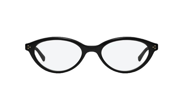 GENTLE MONSTER TAKION 01 Round Eyeglasses Black Acetate Frame