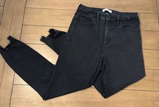 Abercrombie & Fitch Women's Jeans Size 28 6R Super Skinny High Rise Black Curve
