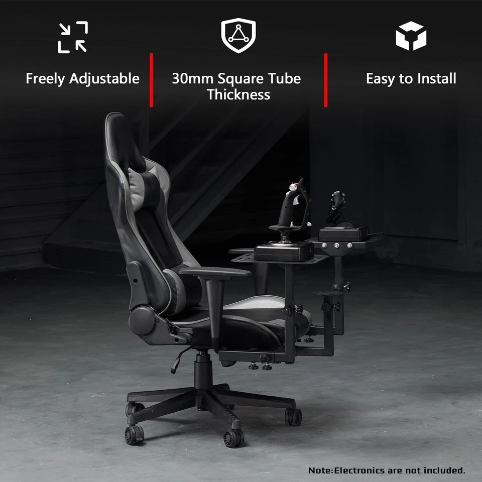 Cadeira Dardoo Flight Simulator joystick/hotas cadeira montagem ajuste Thrustmaster A10C - Imagem 3 de 4