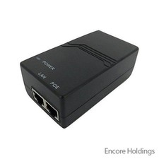 Ruckus PoE Adapter With AC Power Cord - Black - 10/100/1000 Mbps 902-0162-US00