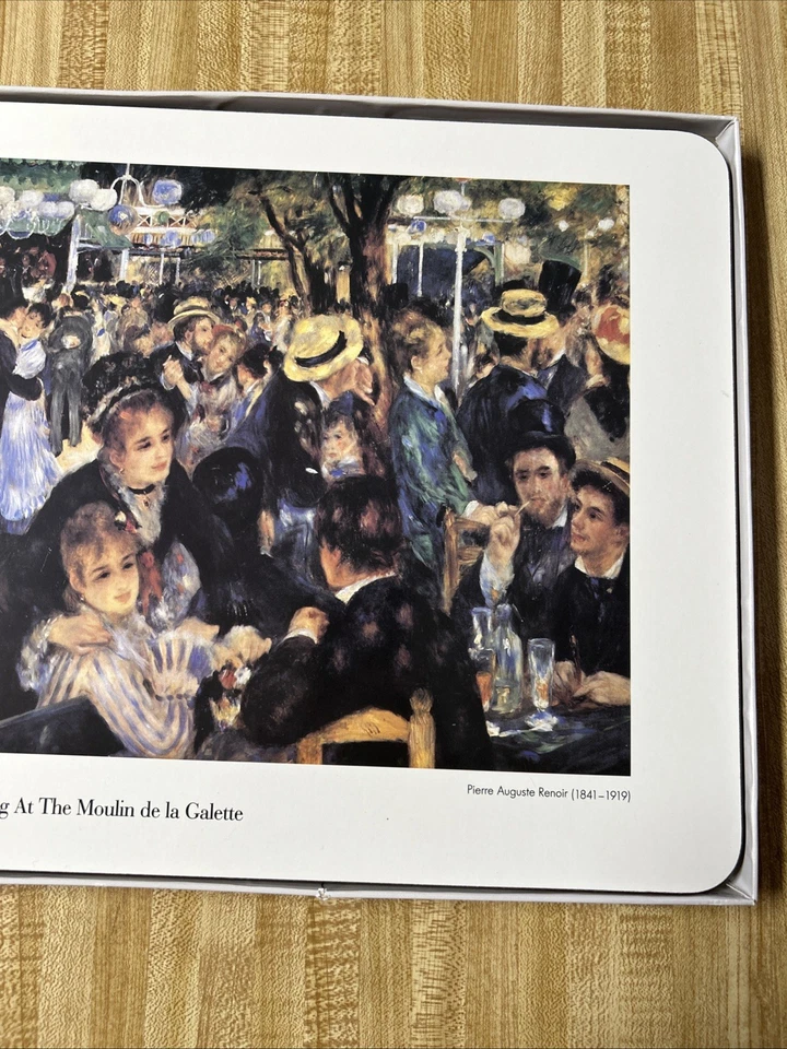 Vintage Cork Auguste Renoir Le Moulin De La Galette 1960 Spadem Table Mats - Image 3 of 4