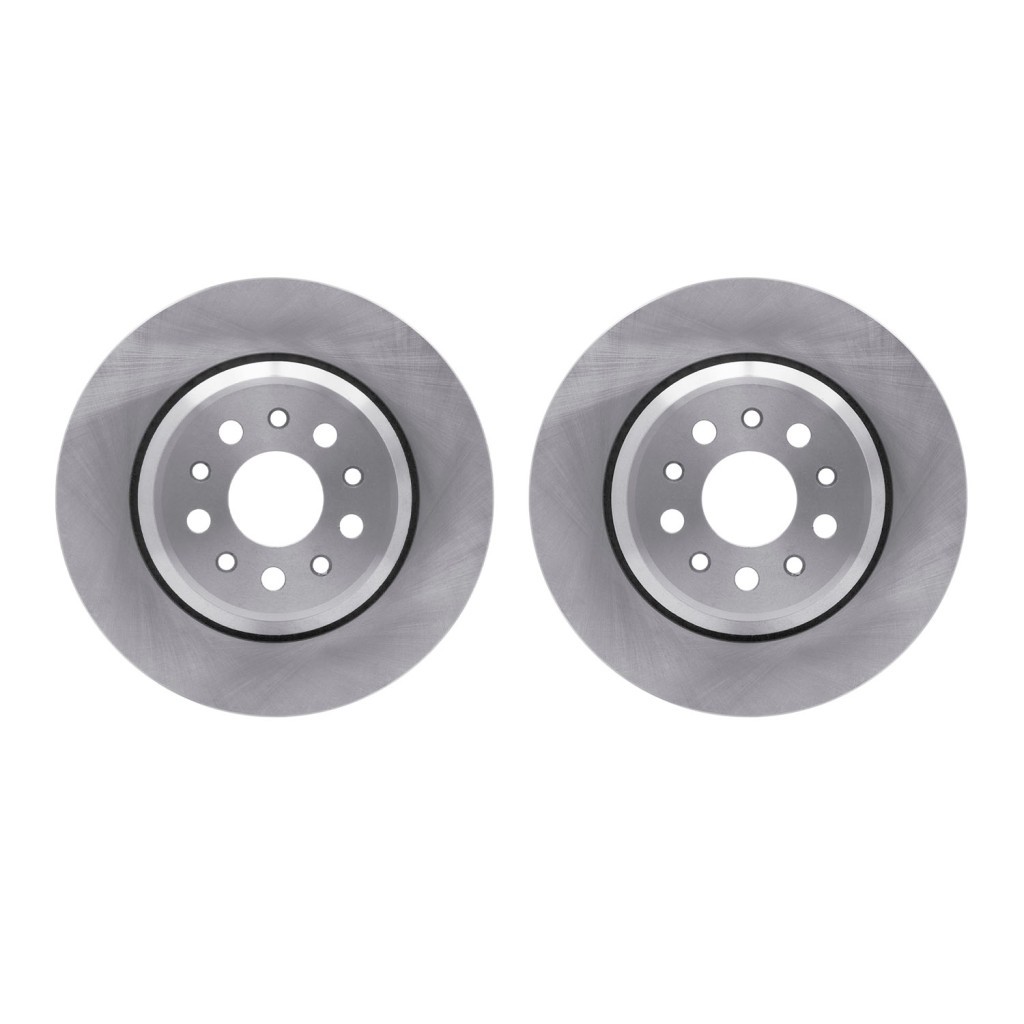 For Maserati Ghibli 2014 15 2016 Disc Brake Rotors | Rear | Set Of 2 | Cast Iron