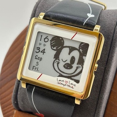 EPSON Smart Canvas Mickey Mouse Collaboration Digital Watch Rare