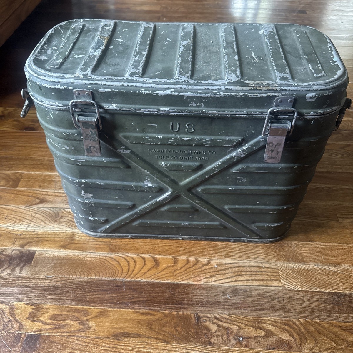 Vintage 1948 US Military Army Mermite Insulated Storage Cooler