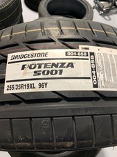 2 New 255 35 19 Bridgestone Potenza S001 Summer Tires