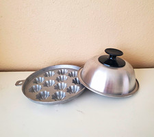Kanom krok Thai coconut pancake aluminum 12-c...