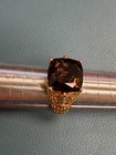 Ross Simons Sterling Silver 925 Gold Vermeil QUARTZ Cocktail Ring Size 7.5 7G — photo 10
