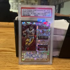 2018 Panini Contenders DP - RPS College Ticket Variation B Sam Darnold #101 Auto
