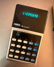 Vintage MBO de Luxe I Taschenrechner mit LED Display
