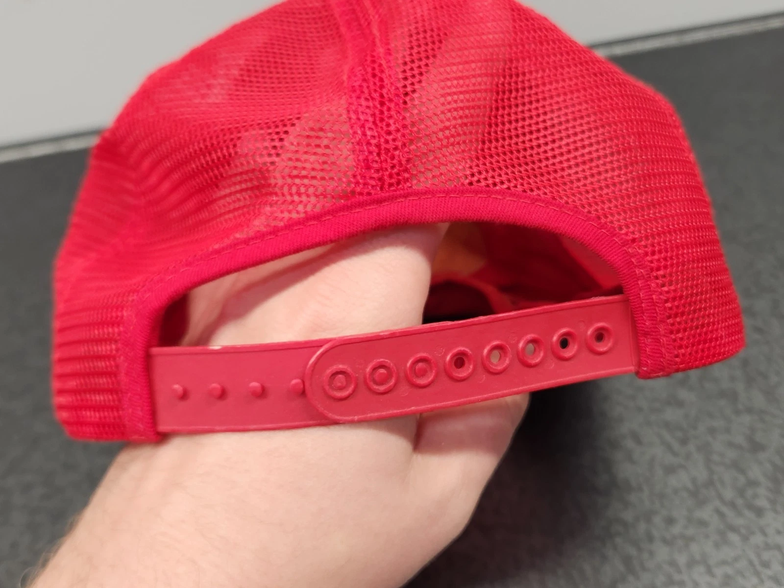 Vtg K-Product Indianapolis Motor Speedway Trucker Snapback Hat Cap USA Made READ - product detail image 4
