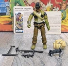 G.I. Joe 1985 Alpine v1  Mountain Trooper Hasbro W/File Card
