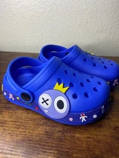 Rainbow Friends Kids Clogs Slides Shoes Blue NEW Size (9.5)