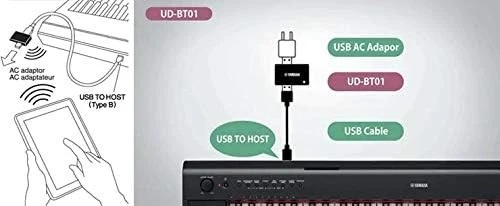 Yamaha Wireless MIDI Adapter UD-BT01 Connects Musical Instrument with iOS Music - Image 4 of 4
