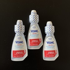 3 Pack - Visine Red Eye Hydrating Comfort Irriration Relief Eye Drops Exp 04/28