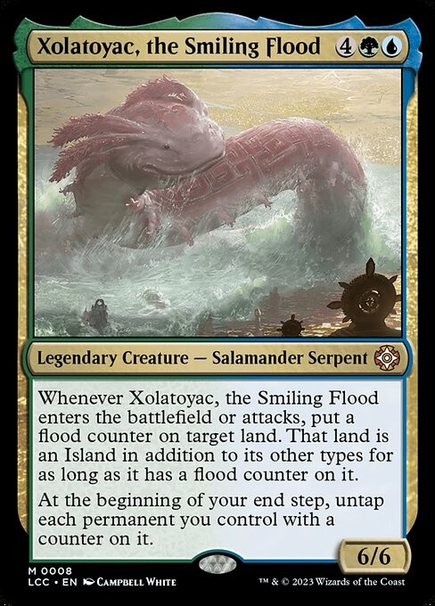 Xolatoyac, the Smiling Flood 8 M Foil LCC MTG NM