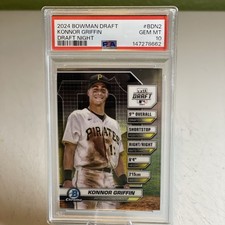 2024 Bowman Draft Konnor Griffin - Draft Night  BDN2 * PSA 10 *