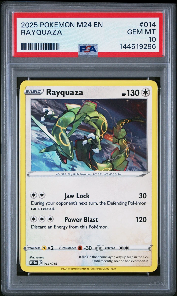 Rayquaza Pokmon TCG Professional Sports Authenticator (PSA) Grade 10  Individual Trading Card Games for sale | eBay