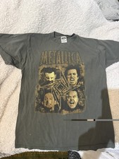 Authentic Vintage Metallica Poor Touring Me 1996 Army Green XL USA T Shirt