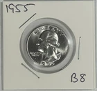 1955 Washington Quarter 90% Silver Bullion Uncirculated