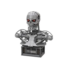 Compatible T-800 Bust Model with Power Functions and LED Eyes 3082 Build Moc