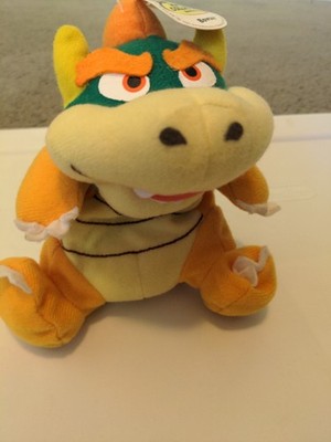 Nintendo N64 Bean Bag plush Bowser 1997 tag Mario