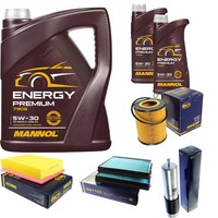 SCT Inspektionspaket 7L Mannol Energy Premium 5W-30 FüR BMW 5Er E39 523I 520I