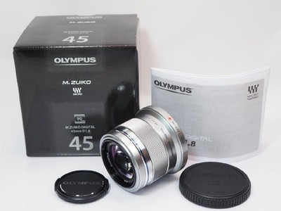 Olympus M.ZUIKO DIGITAL 45mm F1.8 Lens for Micro 4/3 AF Standard From JAPAN