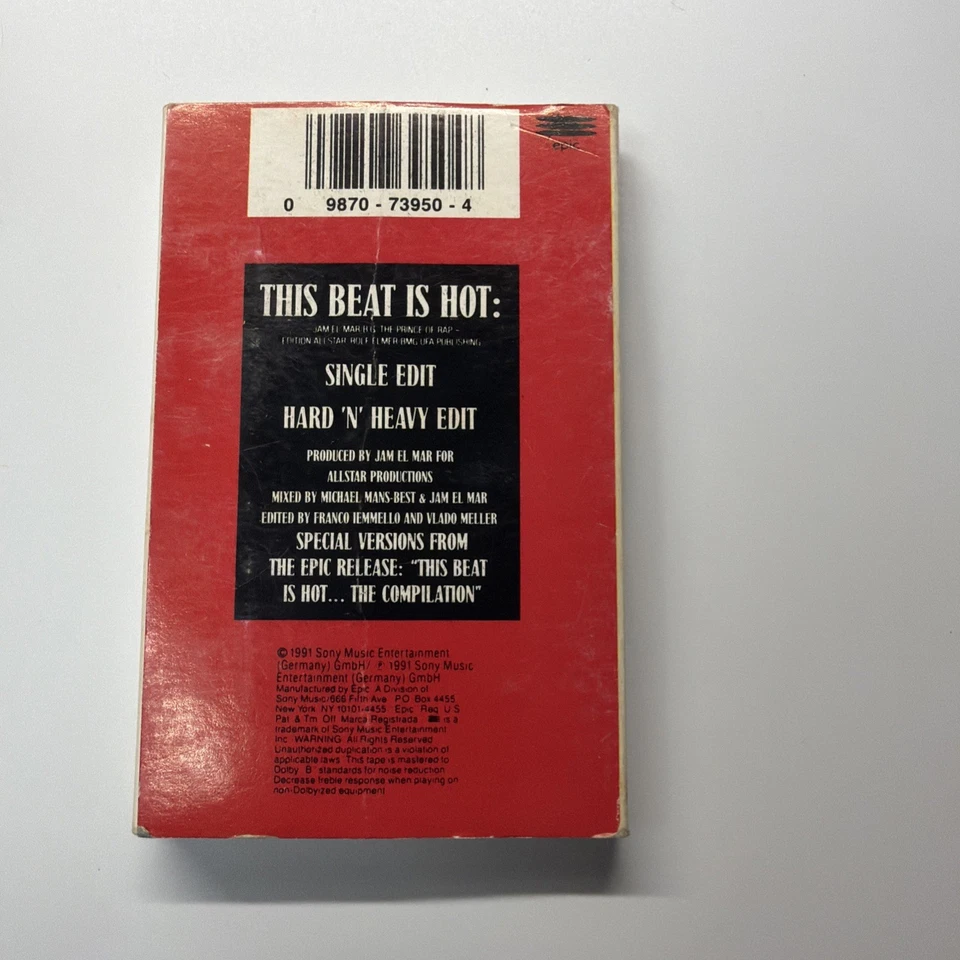 This Beat Is Hot EP [Single] by B.G. The Prince of Rap (Cassette, Epic) Foto 2 de 2