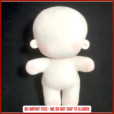 20CM Cotton Dolls Body DIY Idoll Doll Embroidery Or Blank Changing Dressing Game