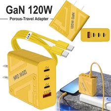 120W GaN PD Wall Charger Fast Charging Type-C Charger Adapter For All Cell Phone