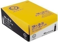 Sunlite Tube 700 x 28-35 27 x 1-1/8 - 1-1/4 48mm Long SCHRADER valve