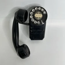 Vintage Automatic Electric Wall Mount Telephone - Monophone Rotary Dial Untested