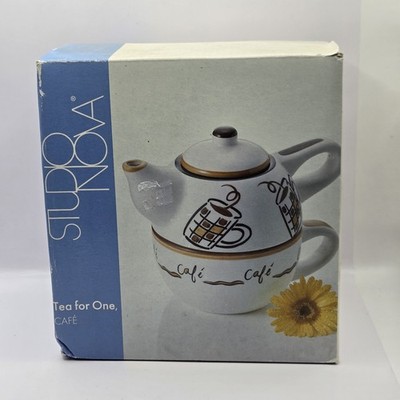 VGT Studio NOVA KT 550 Café  Teapot/Coffee pot & Mug  for one - New 