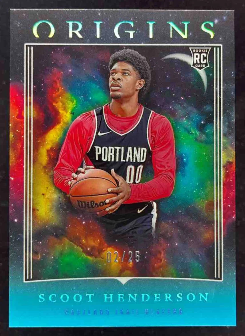 2023-24 Panini Origins Turquoise #17 Scoot Henderson RC /25