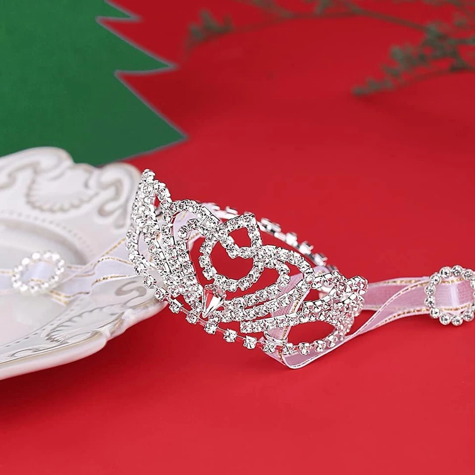 Tiara corona clásica de petalos con estrás perro/gato serie mascota para disfraz mini perro tiburón Foto 4 de 4