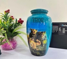 Lion Cremation Urns Decorative Urns, Urns for Human Ashes Christmas Decor Gift