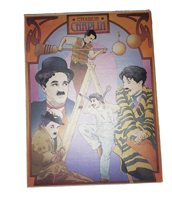 Vintage Charlie Chaplin Puzzle 9071 Super Stars Ermes Miceli New