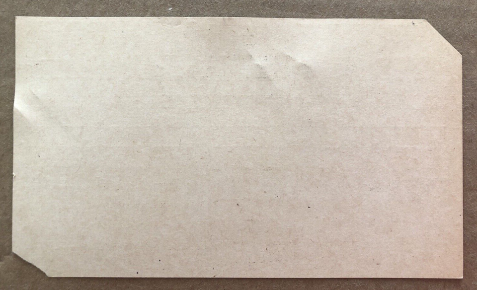 Vintage 1922 NEW YORK STATE TAX Card John Ryan 2369 Seneca St