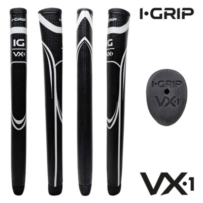 iGrip VX1 Pistolenputtergriff KLEIN schwarz weiches Gefühl rutschfeste Textur + GRATIS Band