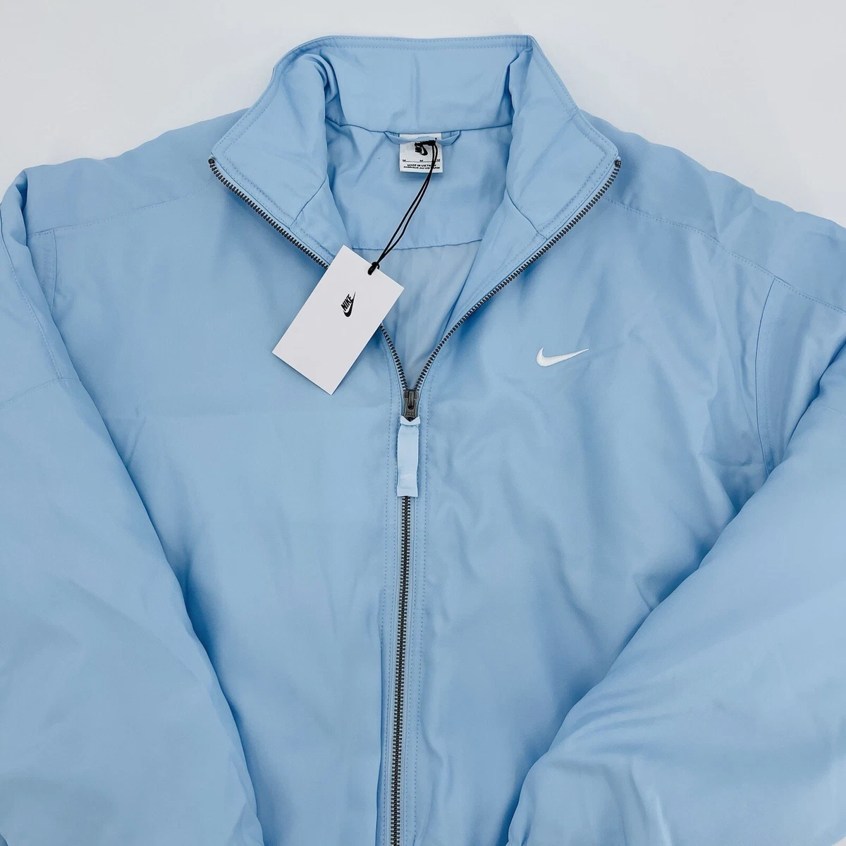 Blue nike top bomber jacket
