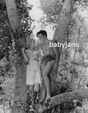 080 BUSTER CRABBE BARECHESTED AS TARZAN W/ JULIE BISHOP PHOTO 