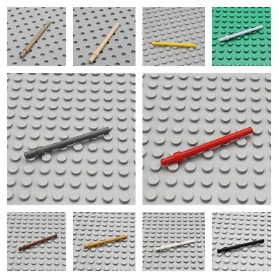 LEGO  5x Clip Bar Stab Stange 6L Brick 63965/18274 Diverse Farben