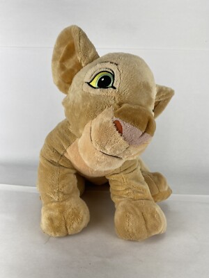 Disney s The Lion King Plush Toy Simba Medium Size 14  high 17  Long