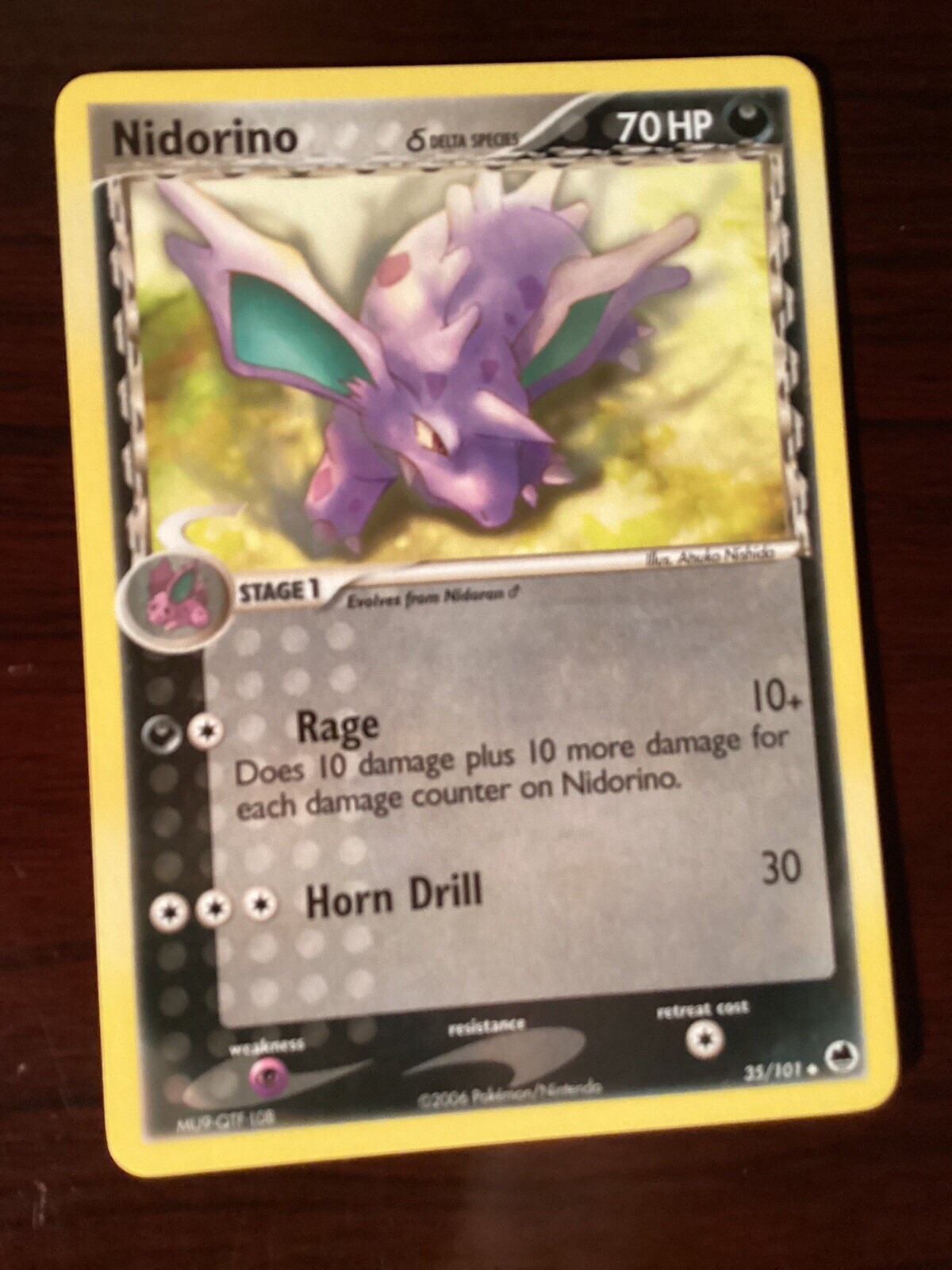 Pokemon - Nidorino (Delta Species) - 35/101 - Uncommon - EX Dragon Frontiers