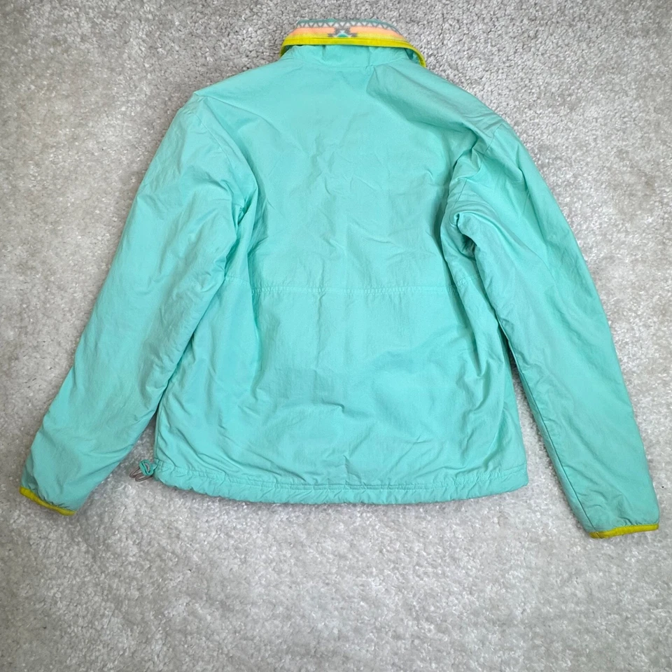 Chubbies The Weekend Reversible Polar Pullover Chaqueta Verde Azteca Para Hombres XS Foto 3 de 4