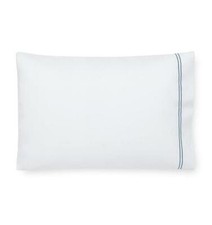 SFERRA Grande Hotel bedding 100 cotton - made in Italy king cases white/cadet