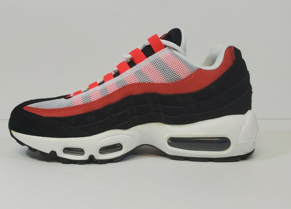 Nike Air Max 95 Essential Red Yellow Black Mens Sz 6.5
