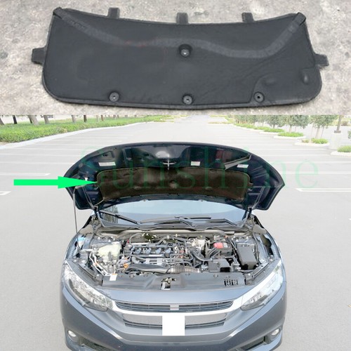 1Pcs For Honda Civic 20162021 Front Cover Hood Insulation Pad Liner